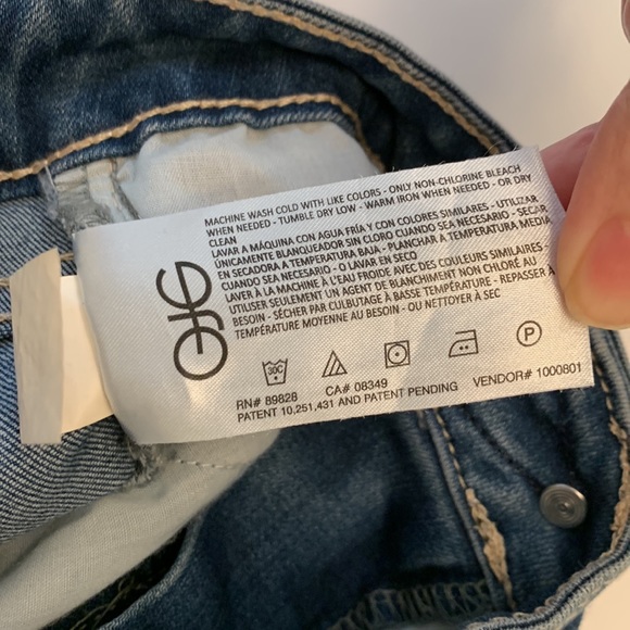 Frayed Jeans Downtown frayed distressed high rise skinny jeans size 0/25 - Picture 9 of 12